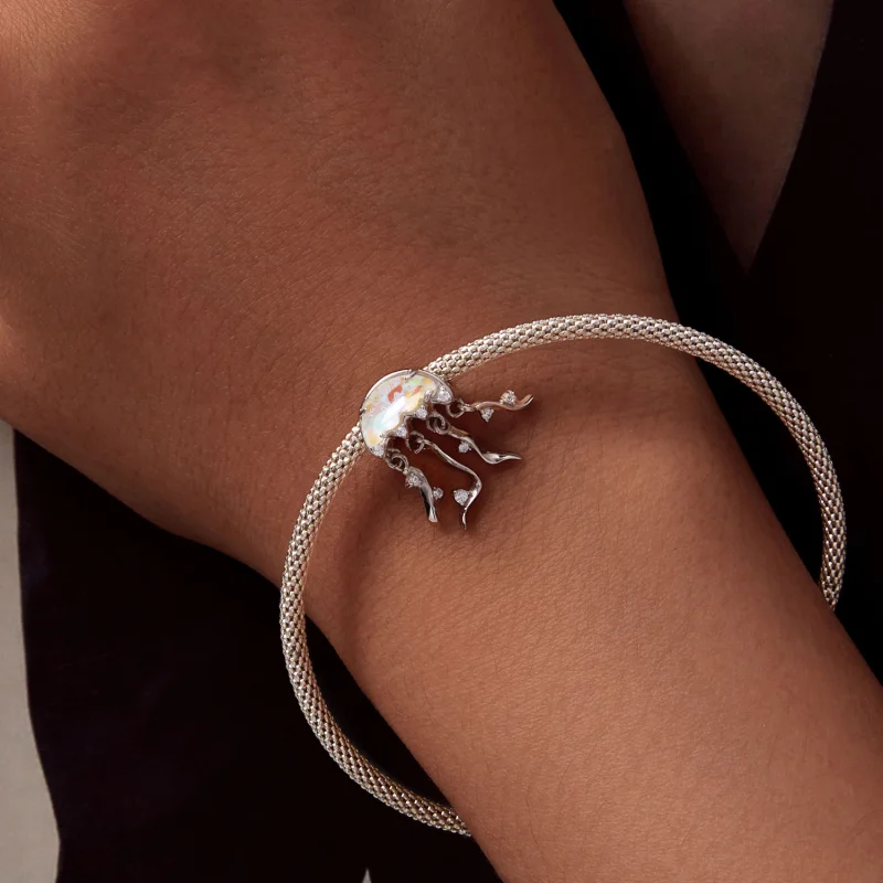 (imagem para) Charm de Água-viva Estilo Pandora - BSC915 - Visualizar 6