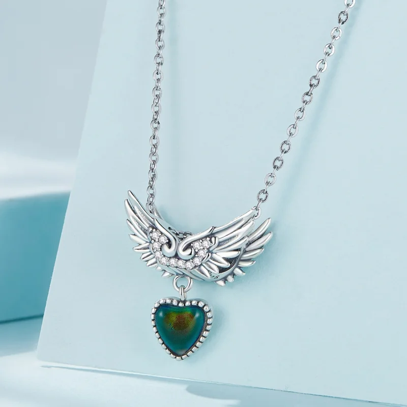 (imagem para) Charm de Pedra Emocional Guardião com Asas Estilo Pandora - SCC2581 - Visualizar 4