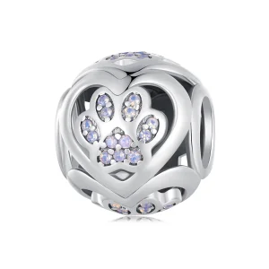 (imagem para) Charm de Pegada de Pata Estilo Pandora - SCC2578