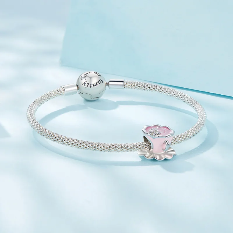 (imagem para) Charm de Xícara de Chá com Flor Estilo Pandora - SCC2563 - Visualizar 5