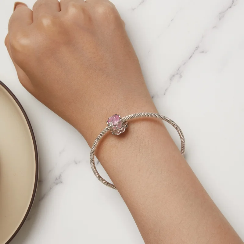 (imagem para) Charm de Xícara de Chá com Flor Estilo Pandora - SCC2563 - Visualizar 6