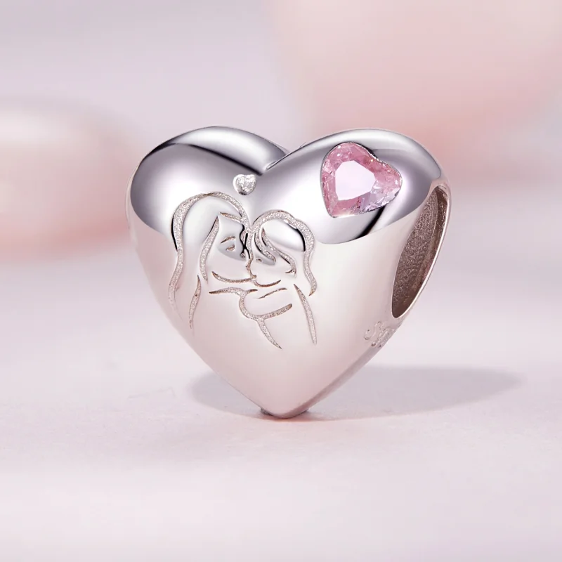 (imagem para) Charm do Estilo Pandora Amor Maternal - BSC827 - Visualizar 2