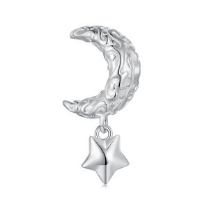 Charm do Estilo Pandora com Padrão Lunar - SCC2619 (imagem para) Charm do Estilo Pandora com Padrão Lunar - SCC2619