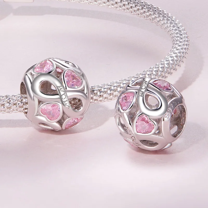 (imagem para) Charm Estilo Pandora Amor Maternal Eterno - BSC828 - Visualizar 4