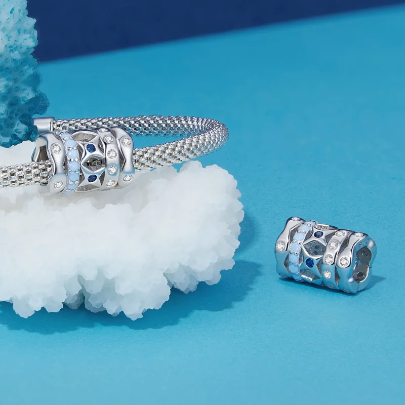 (imagem para) Charm Estrela Azul Estilo Pandora - BSC919 - Visualizar 4