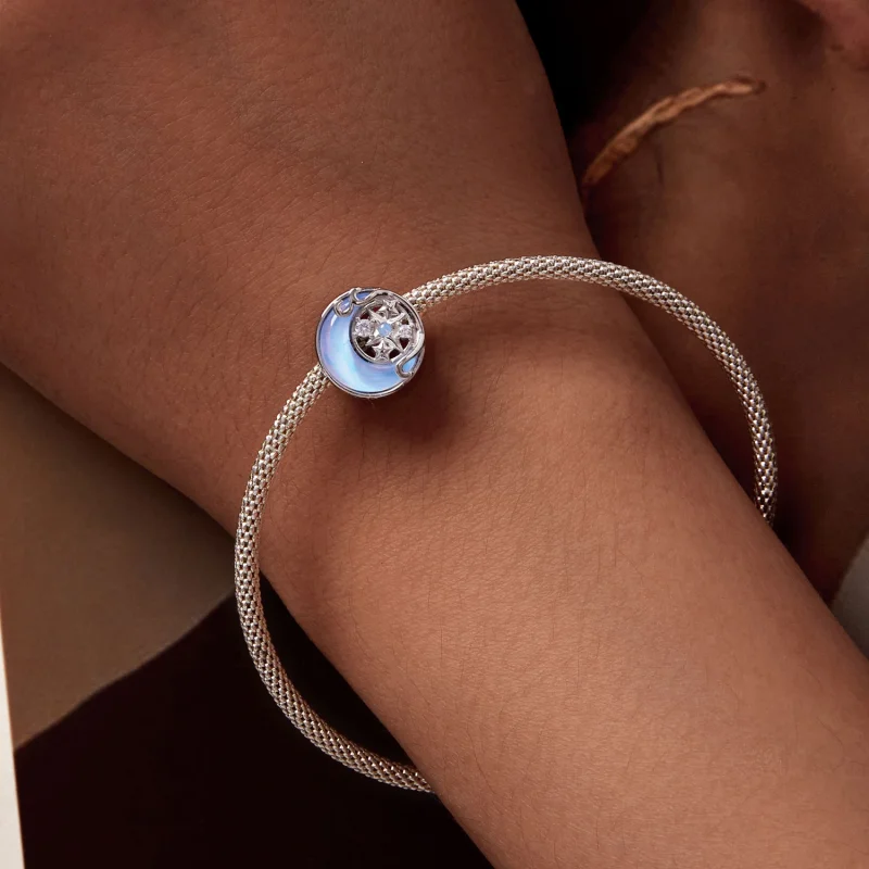 (imagem para) Charm Estrela Lunar Estilo Pandora - BSC927 - Visualizar 7