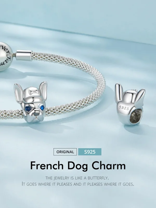 (imagem para) Charm Francês de Estilo Buldogue Pandora - SCC2588 - Visualizar 2