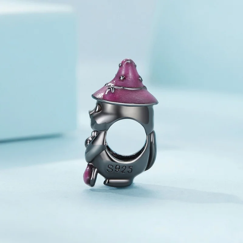 (imagem para) Charm Gato Bruxa de Halloween Estilo Pandora - SCC2625 - Visualizar 3