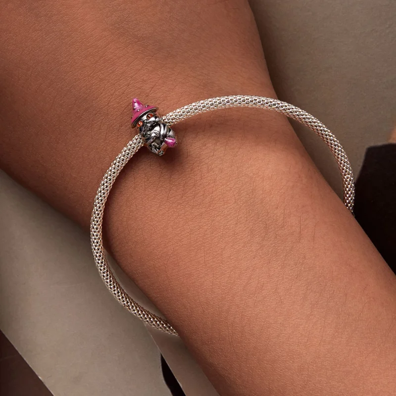 (imagem para) Charm Gato Bruxa de Halloween Estilo Pandora - SCC2625 - Visualizar 7