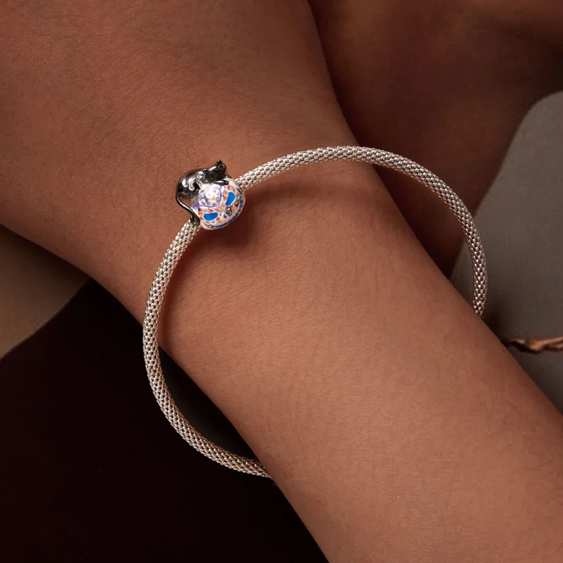 (imagem para) Charm Halloween de Abóbora Iluminada Estilo Pandora - SCC2626 - Visualizar 7