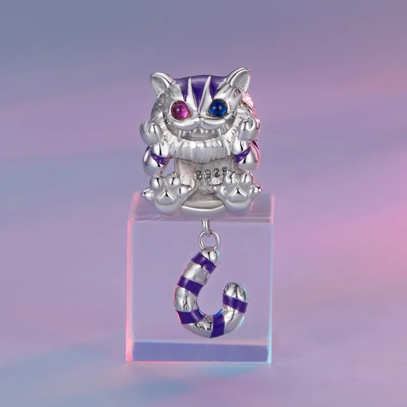 (imagem para) Charm Pandora Estilo Gato Fantasia - SCC2529 - Visualizar 2