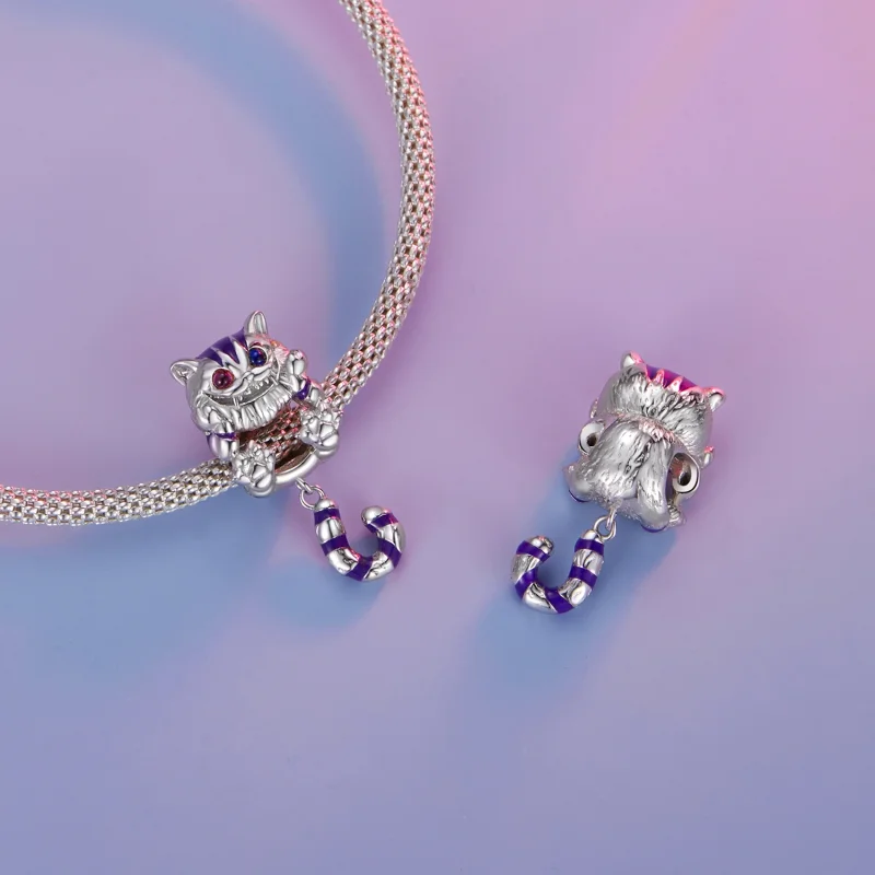 (imagem para) Charm Pandora Estilo Gato Fantasia - SCC2529 - Visualizar 4