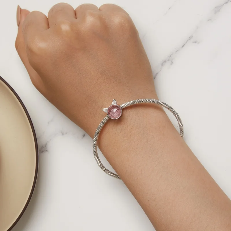 (imagem para) Charm Pandora Estilo Gato Fofo - SCC2579 - Visualizar 6