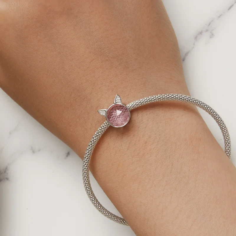 (imagem para) Charm Pandora Estilo Gato Fofo - SCC2579 - Visualizar 7