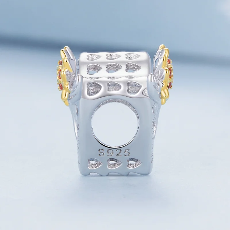 (imagem para) Charm Pandora Estilo Girassol - BSC839 - Visualizar 3
