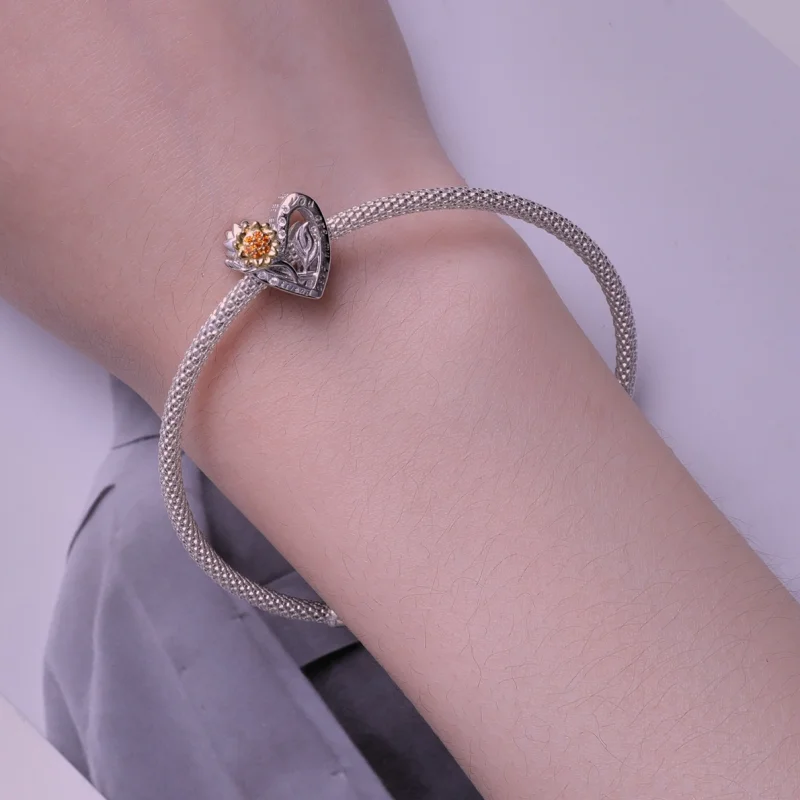 (imagem para) Charm Pandora Estilo Girassol - BSC839 - Visualizar 6