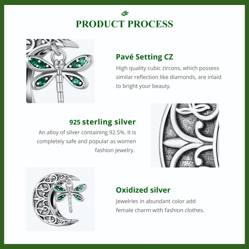 (imagem para) Charm Pandora Estilo Lua Libélula - SCC2605 - Visualizar 5