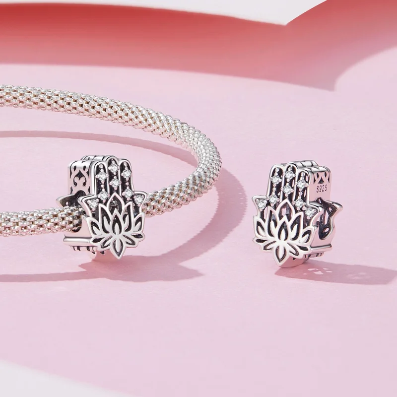 (imagem para) Charm Pandora Estilo Mão de Fátima - SCC2628 - Visualizar 4