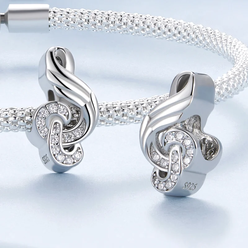 (imagem para) Charm Pandora Estilo Nota Musical - BSC811 - Visualizar 4