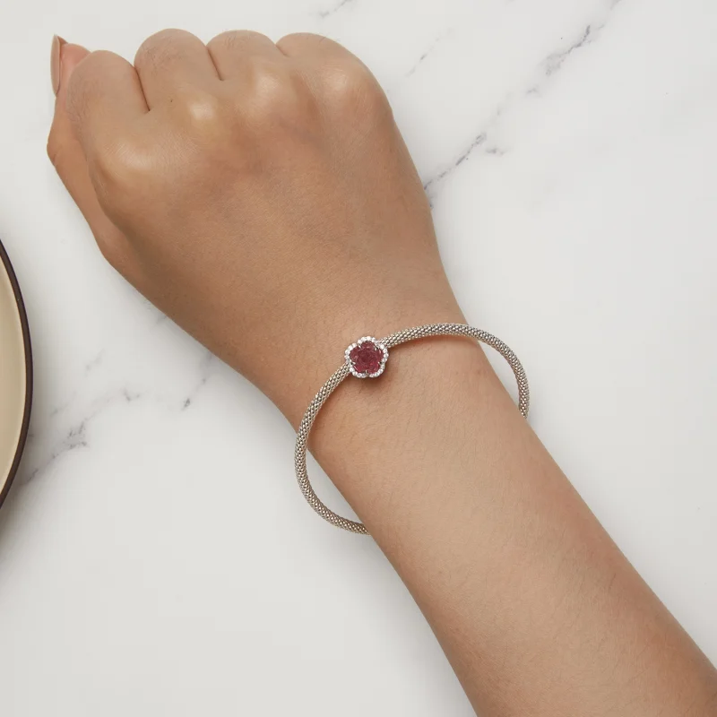 (imagem para) Charm Pandora Estilo Rosa de Cristal - BSC904 - Visualizar 3