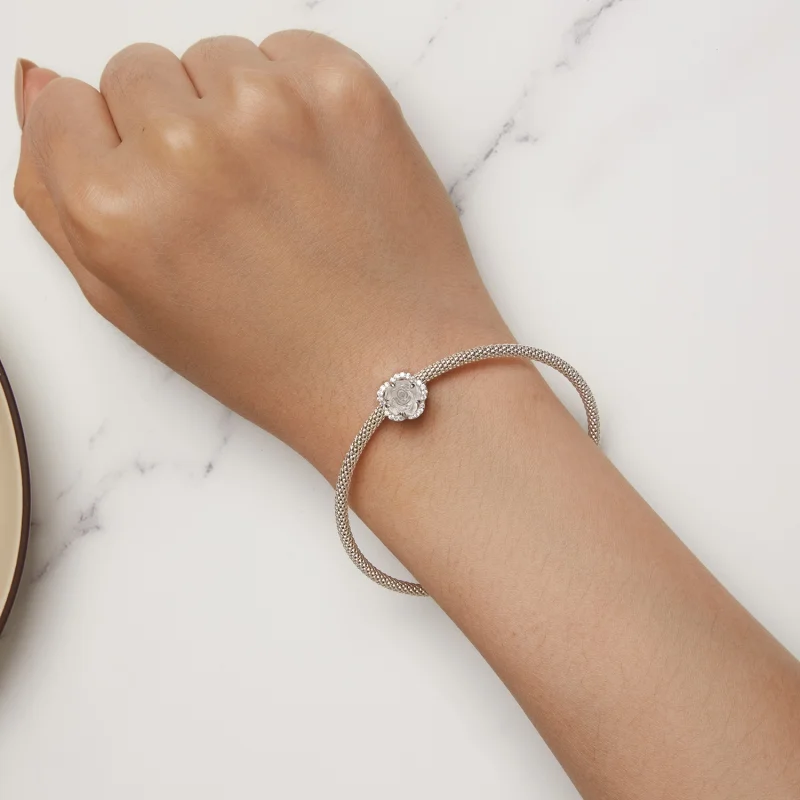 (imagem para) Charm Pandora Estilo Rosa de Cristal - BSC904 - Visualizar 4