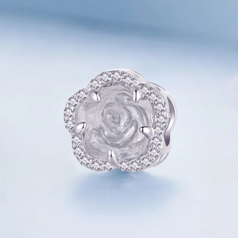 (imagem para) Charm Pandora Estilo Rosa de Cristal - BSC904 - Visualizar 5