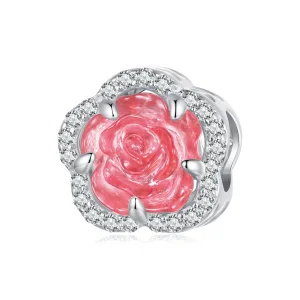 (imagem para) Charm Pandora Estilo Rosa de Cristal - BSC904