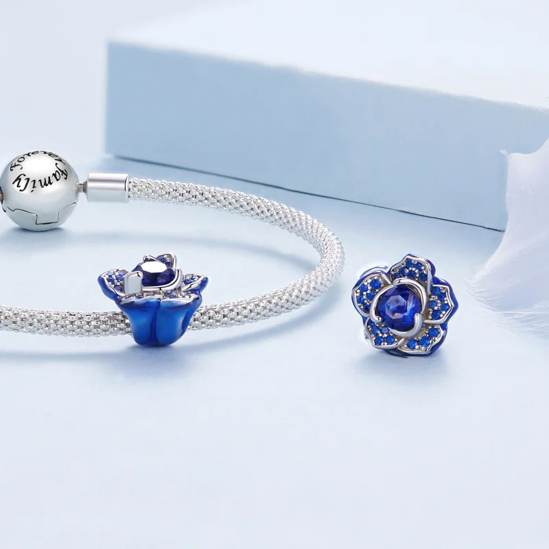 (imagem para) Charm Pandora Style Blue Enchantress - BSC879 - Visualizar 4