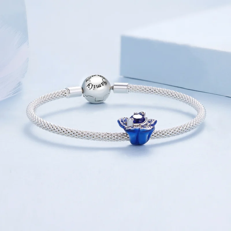 (imagem para) Charm Pandora Style Blue Enchantress - BSC879 - Visualizar 5