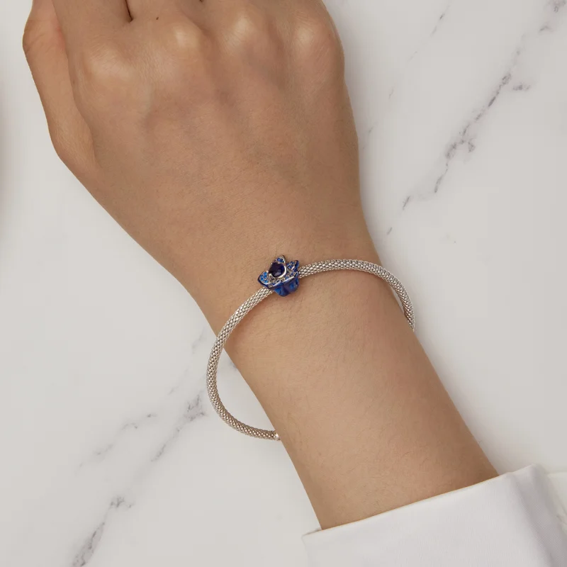 (imagem para) Charm Pandora Style Blue Enchantress - BSC879 - Visualizar 6