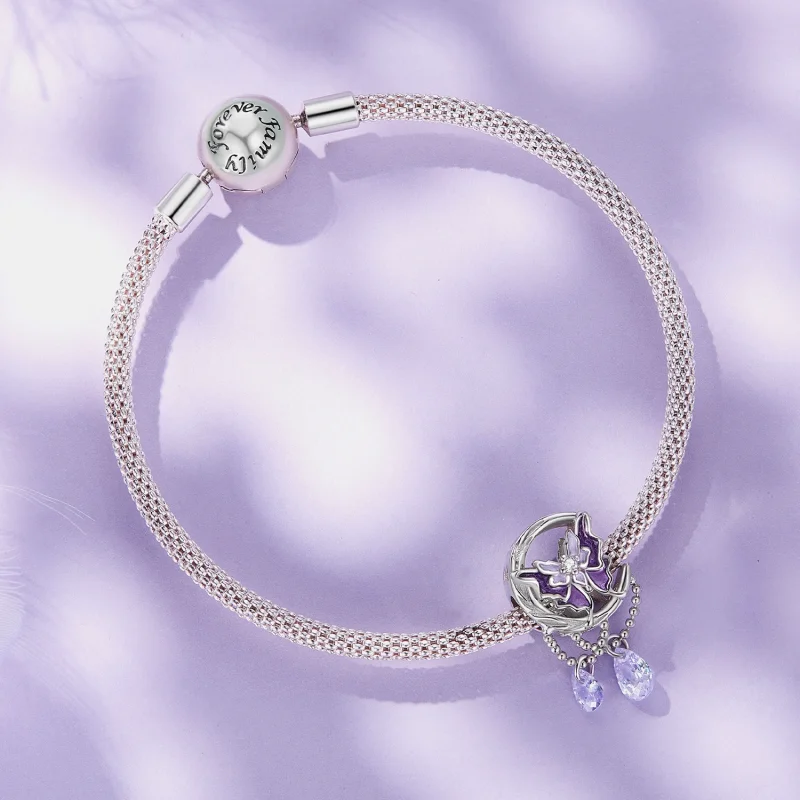 (imagem para) Charm Pandora Style Borboleta Lunar - SCC2545 - Visualizar 3