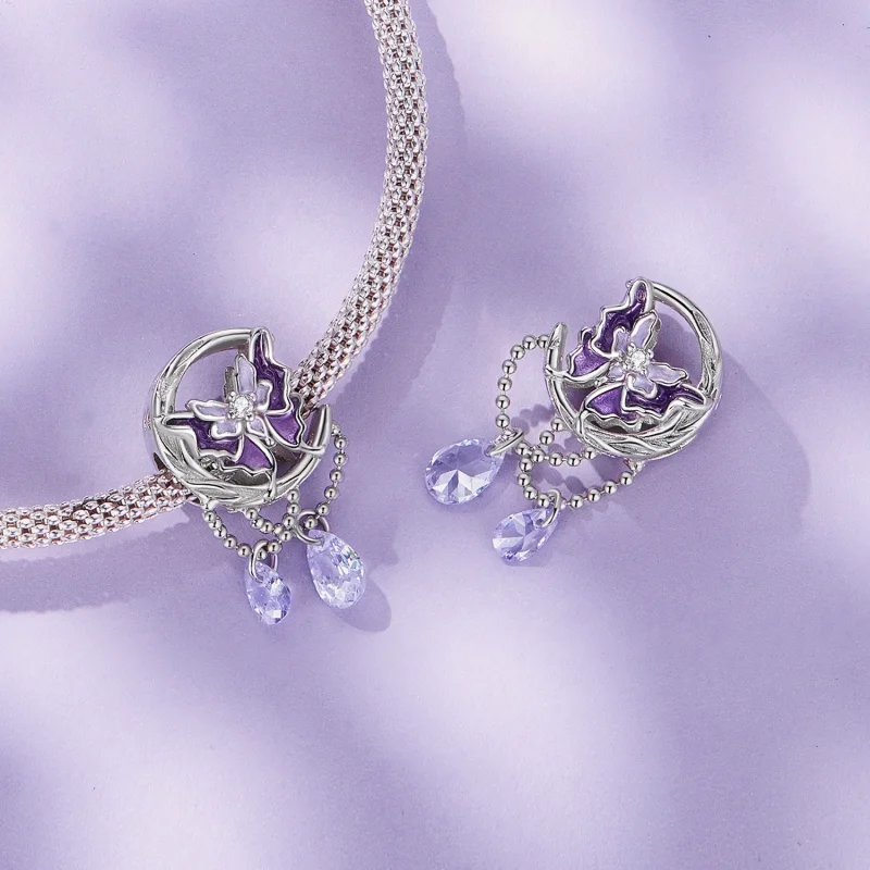 (imagem para) Charm Pandora Style Borboleta Lunar - SCC2545 - Visualizar 4