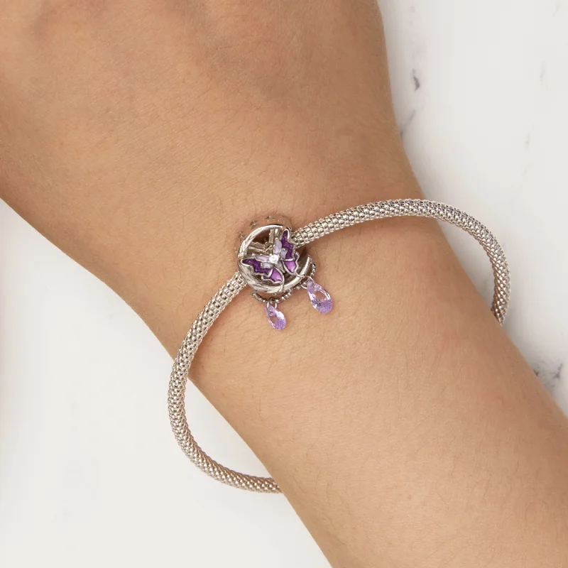 (imagem para) Charm Pandora Style Borboleta Lunar - SCC2545 - Visualizar 5