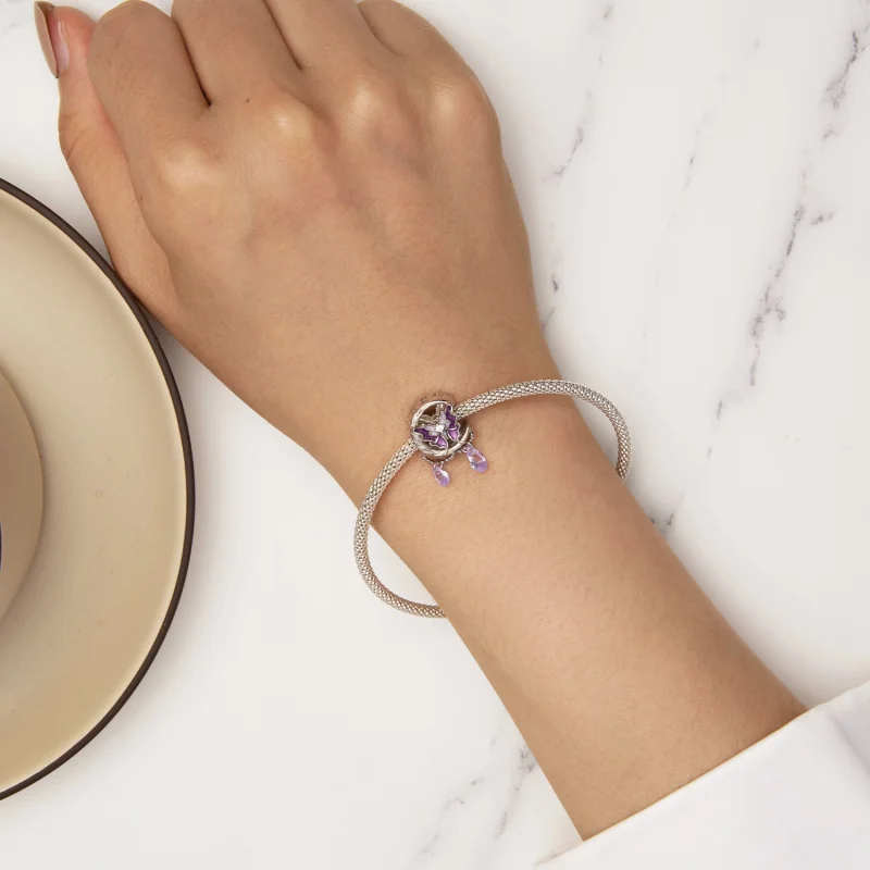 (imagem para) Charm Pandora Style Borboleta Lunar - SCC2545 - Visualizar 6