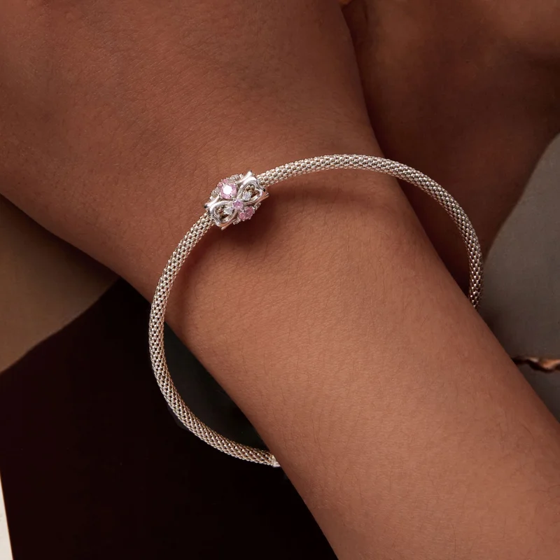 (imagem para) Charm Pandora Style Coração com Cintura Fina - BSC924 - Visualizar 7