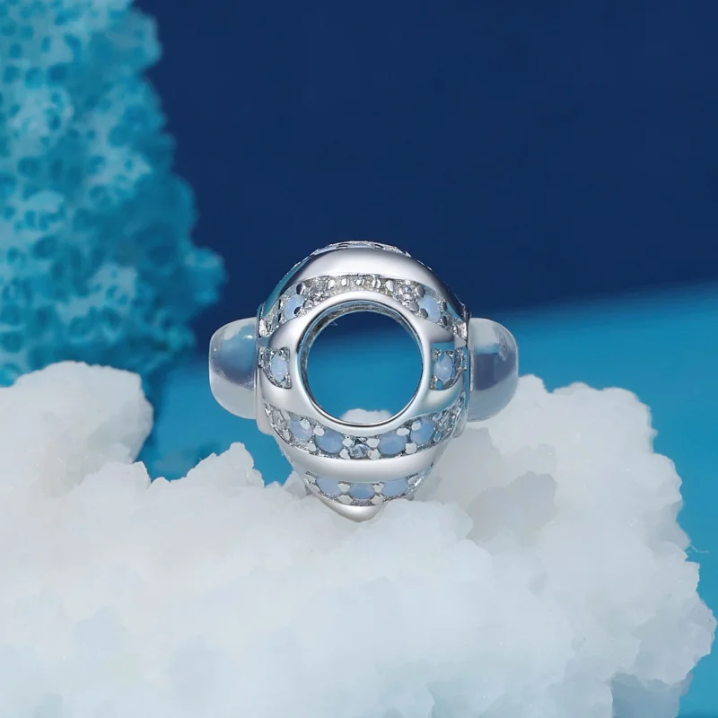 (imagem para) Charm Pandora Style Coração da Ilusão - BSC918 - Visualizar 3