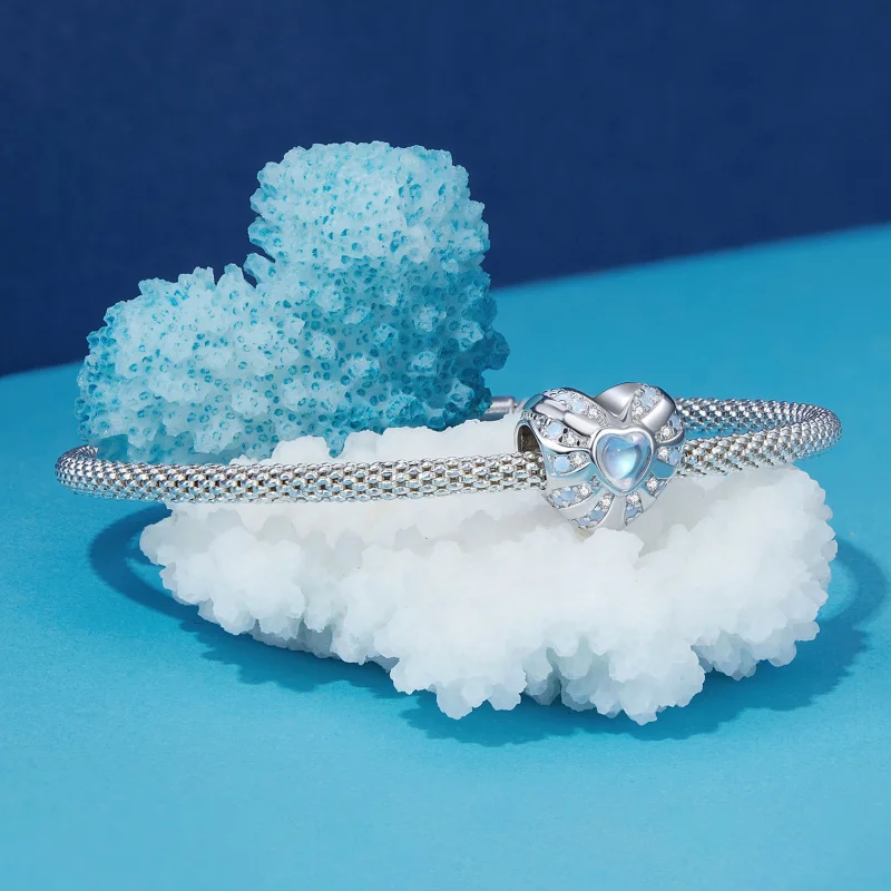 (imagem para) Charm Pandora Style Coração da Ilusão - BSC918 - Visualizar 5