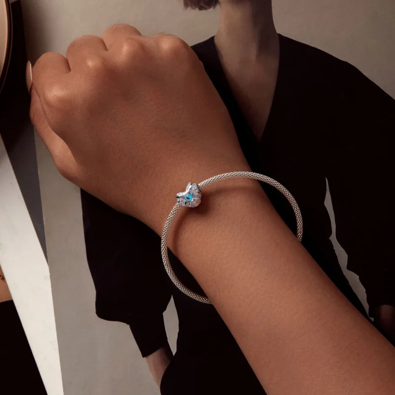 (imagem para) Charm Pandora Style Coração da Ilusão - BSC918 - Visualizar 6