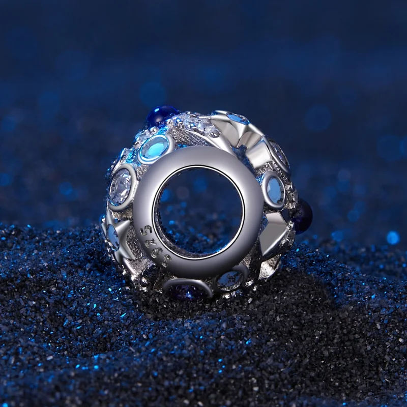 (imagem para) Charm Pandora Style Estrelas do Dia e da Noite - SCC2554 - Visualizar 3