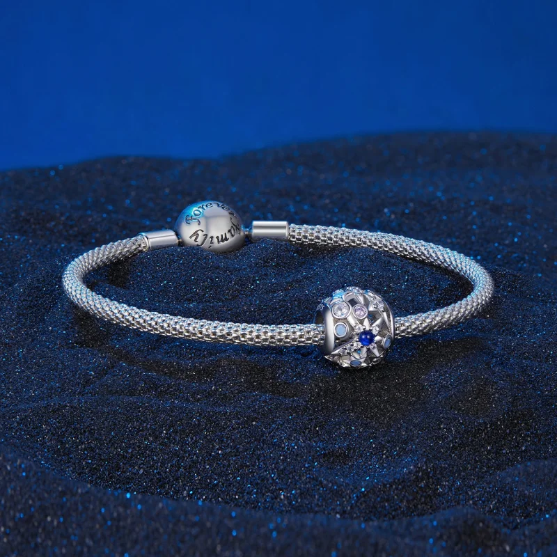 (imagem para) Charm Pandora Style Estrelas do Dia e da Noite - SCC2554 - Visualizar 5