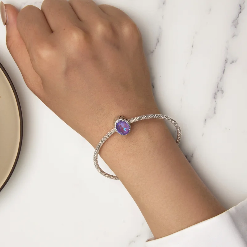 (imagem para) Charm Pandora Style Gema Luz da Lua - BSC891 - Visualizar 6