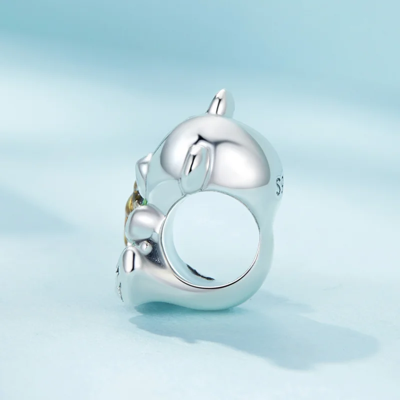 (imagem para) Charm Pandora Style Girassol e Urso - SCC2560 - Visualizar 3
