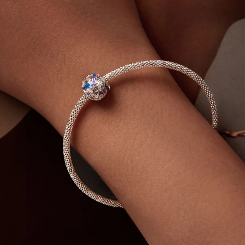 (imagem para) Charm Pandora Style Kingfisher - SCC2627 - Visualizar 7