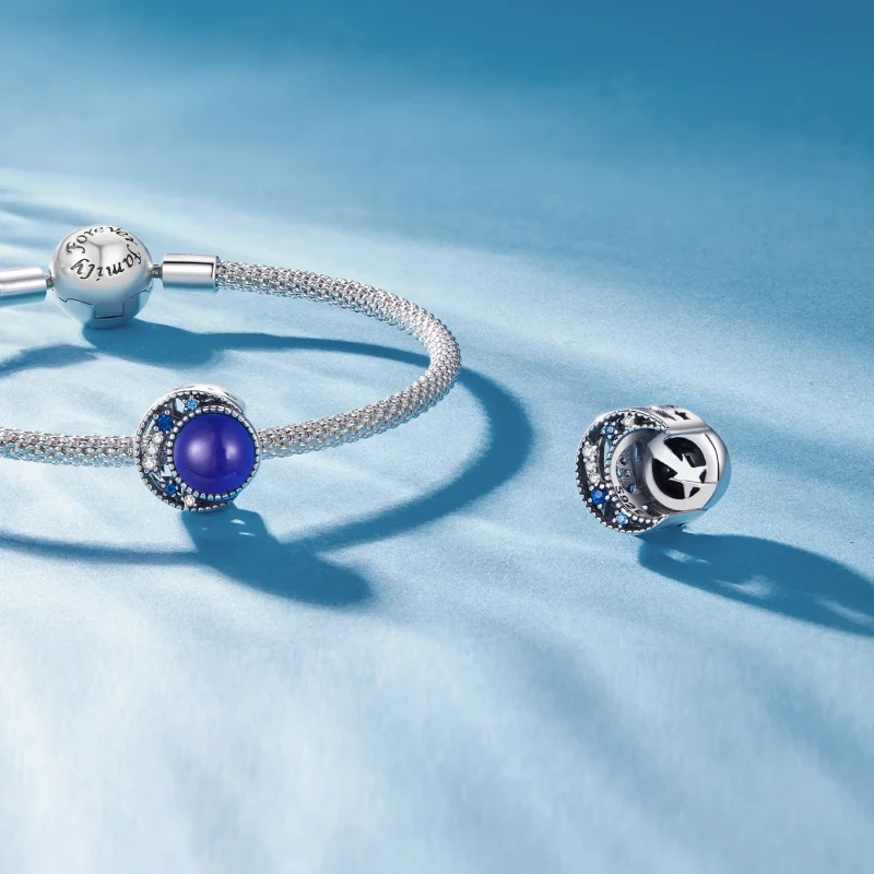 (imagem para) Charm Pandora Style Lua Pedra do Humor - SCC2558 - Visualizar 5