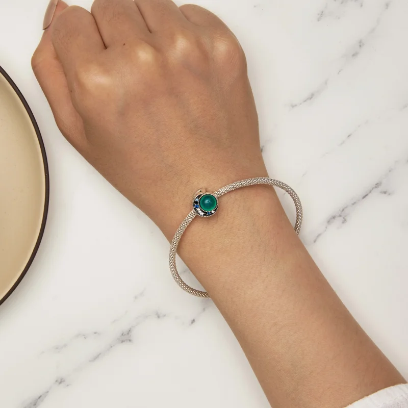 (imagem para) Charm Pandora Style Lua Pedra do Humor - SCC2558 - Visualizar 7