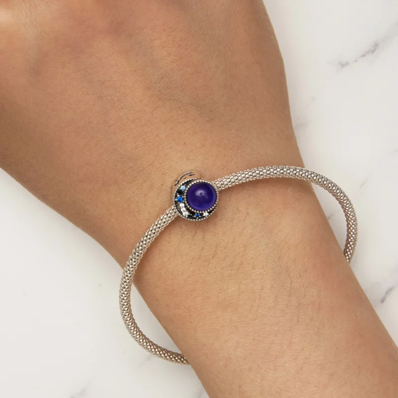 (imagem para) Charm Pandora Style Lua Pedra do Humor - SCC2558 - Visualizar 9