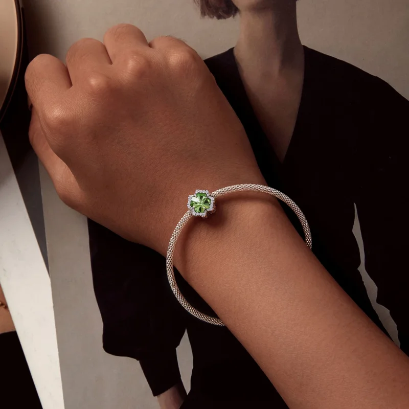 (imagem para) Charm Pandora Style Trevo de Quatro Folhas - SCC2622 - Visualizar 6