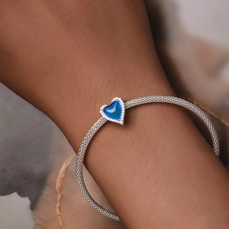 (imagem para) Charm Termossensorial de Pedra do Humor Estilo Pandora - SCC2596 - Visualizar 3