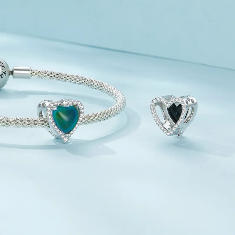 (imagem para) Charm Termossensorial de Pedra do Humor Estilo Pandora - SCC2596 - Visualizar 7