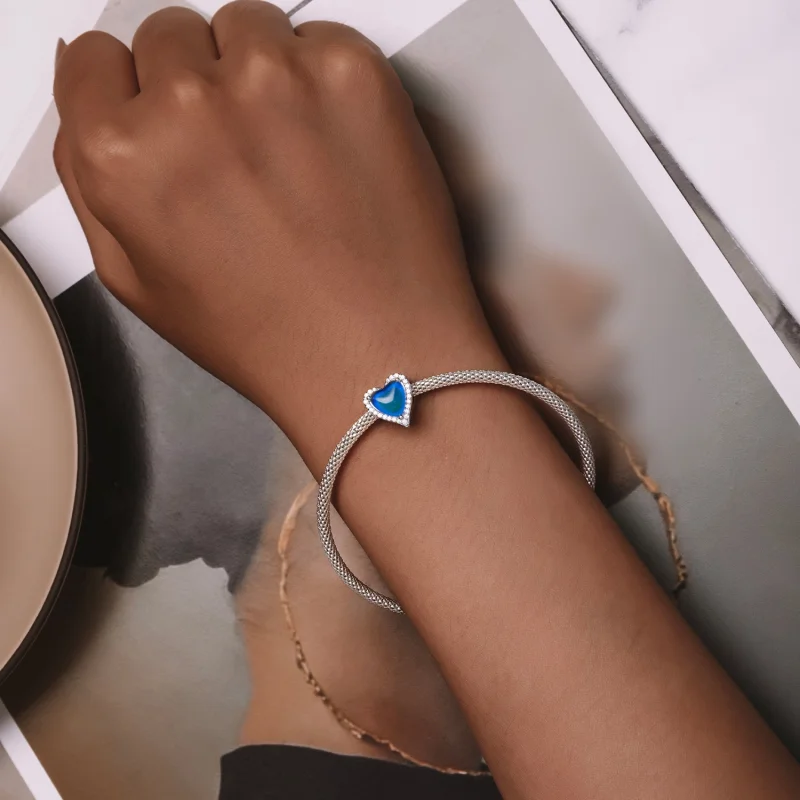 (imagem para) Charm Termossensorial de Pedra do Humor Estilo Pandora - SCC2596 - Visualizar 9